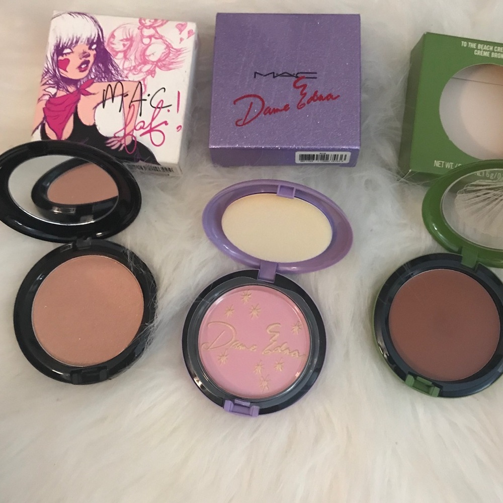 Highlighter and Cream bronzer